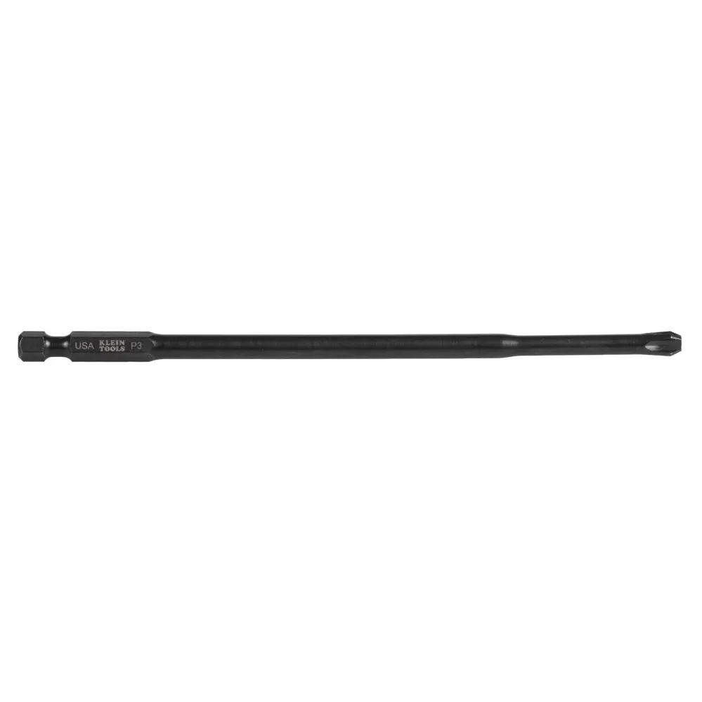 KLEIN TOOLS #3 Phillips Power Drivers 6-Inch Bit, duopak