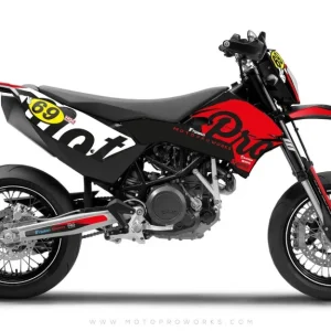 KTM GRAPHICS - "MIDNIGHT" rood