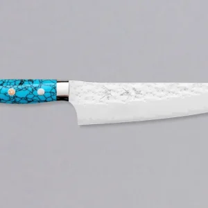 Yu Kurosaki Gyuto Senko R2 Lichtcyaan 180mm (7.1")