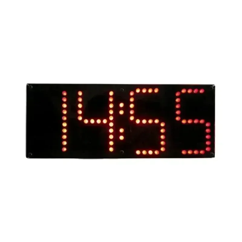 Large-Screen Remote-Controlled Clock DIY Kit rood Display Plug- Remote Controller)