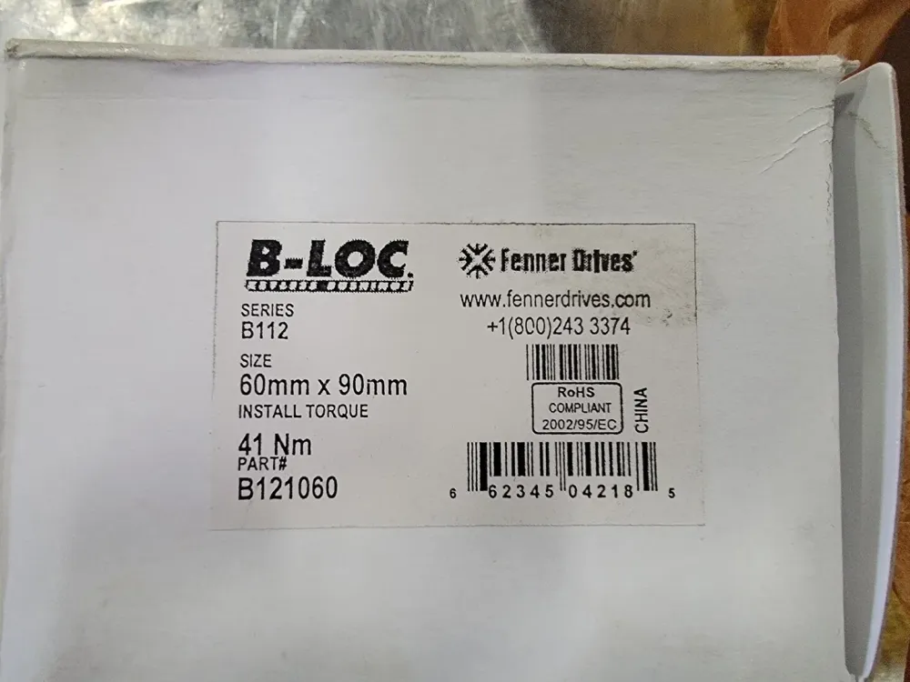 60 x 90 mm Locking Assembly/Keyless Bushing B121060