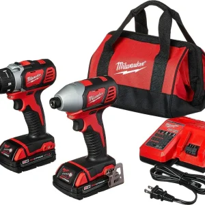 Milwaukee 2691-22 18-Volt Klein Drill and Impact Driver Combo Kit