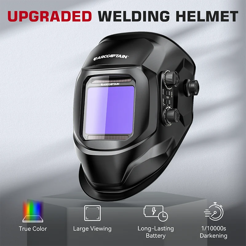 Auto Darkening True Color Welding Hood Ebbenhout VisionMax X200