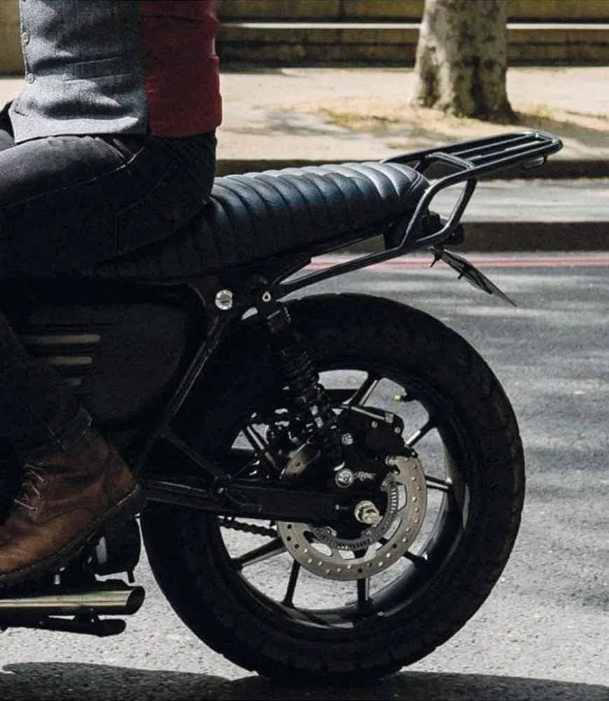 Luggage rack Triumph from 2016 - Grand Tourer - Koolzwart met stofkap