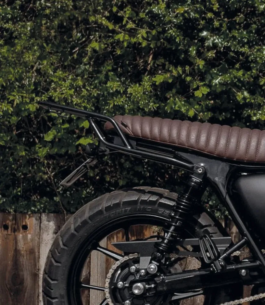 Luggage rack Triumph from 2016 - Grand Tourer - Koolzwart met stofkap