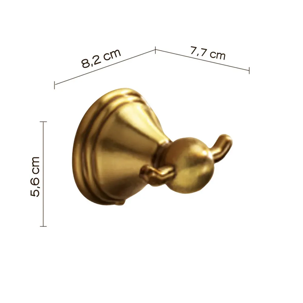 Wall coat rack Gedy Romance series - Bronskleurig