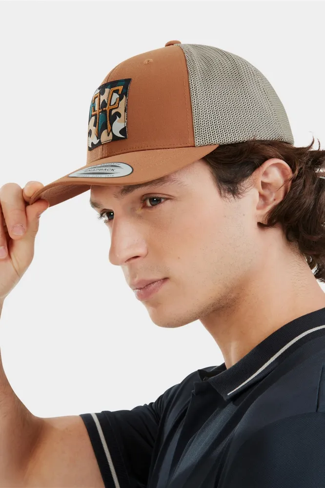 Trucker Cap Gold Lichtbruin S