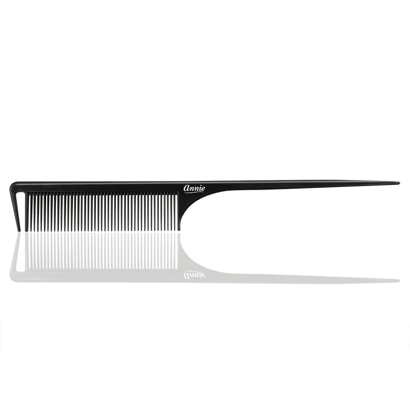 Annie Rat Tail Section Comb Zwart