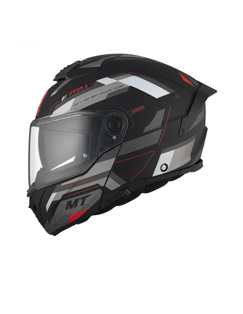 MT Atom 2 Sv Bast D5 mate on Carretera Casco uitbreidbaar motocicleta Mate