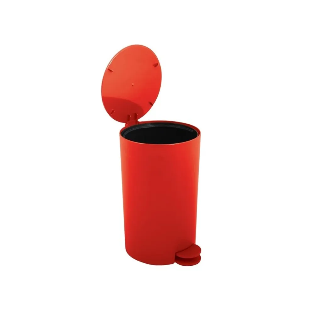 Heavy Duty 3L pedal bin model Osaki polypropylene - Effen Red