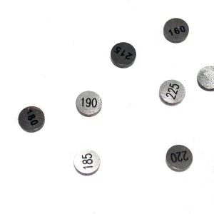 Pastillas de reglaje Warm Cams (Set 5pcs) Ø8,9 x 1,92 mm