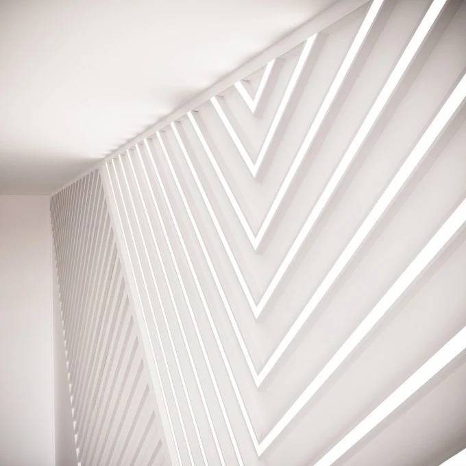 Plakstrip lichtbalk voor indirecte verlichting CX190 | 30 x 20 x 2000 mm