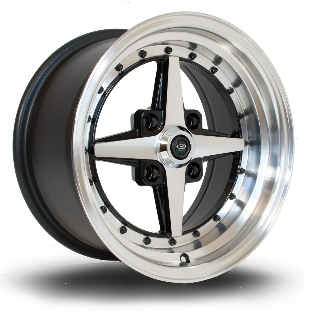 Rota Zero 15x8" 4x100 ET10, Flat Ebbenhout
