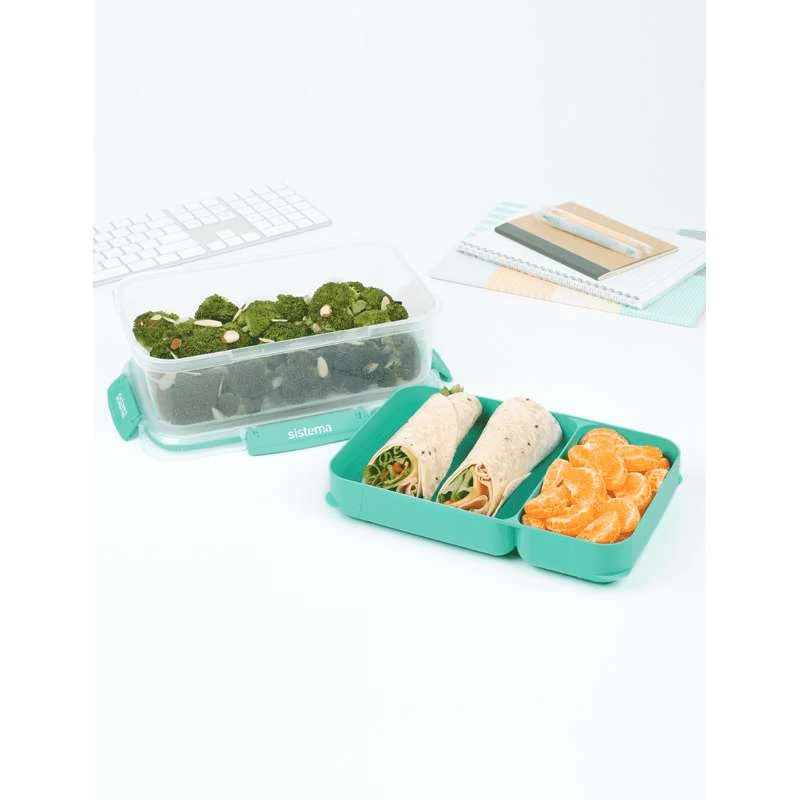 Sistema Rectangle Stax To Go - 2.2L - Minty Zeegroen