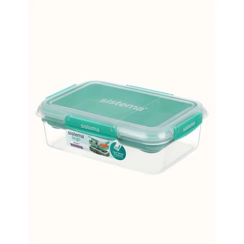 Sistema Rectangle Stax To Go - 2.2L - Minty Zeegroen