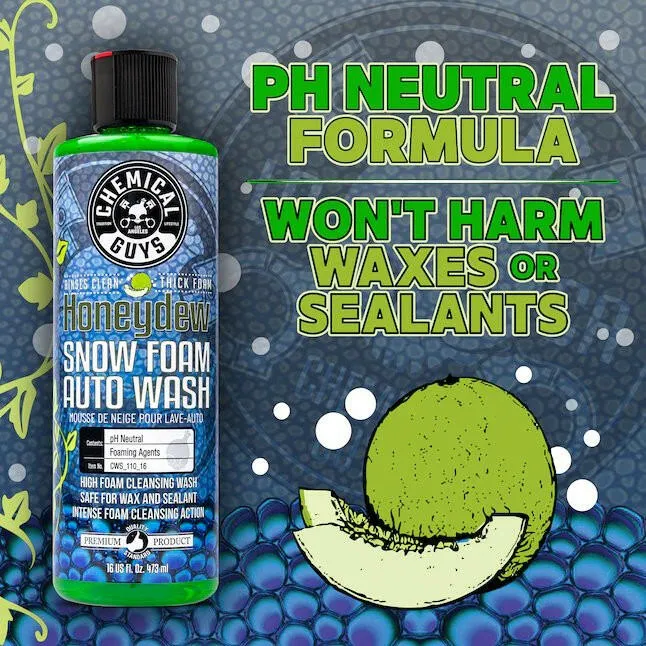Chemical Guys Honeydew Snow Foam 16-fl oz Car Exterior Wash Easy Apply Formule