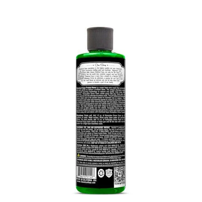 Chemical Guys Honeydew Snow Foam 16-fl oz Car Exterior Wash Easy Apply Formule