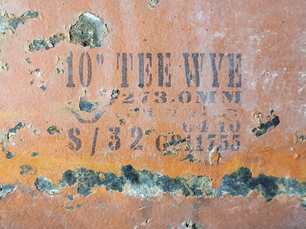 10" Tee Wye G211755