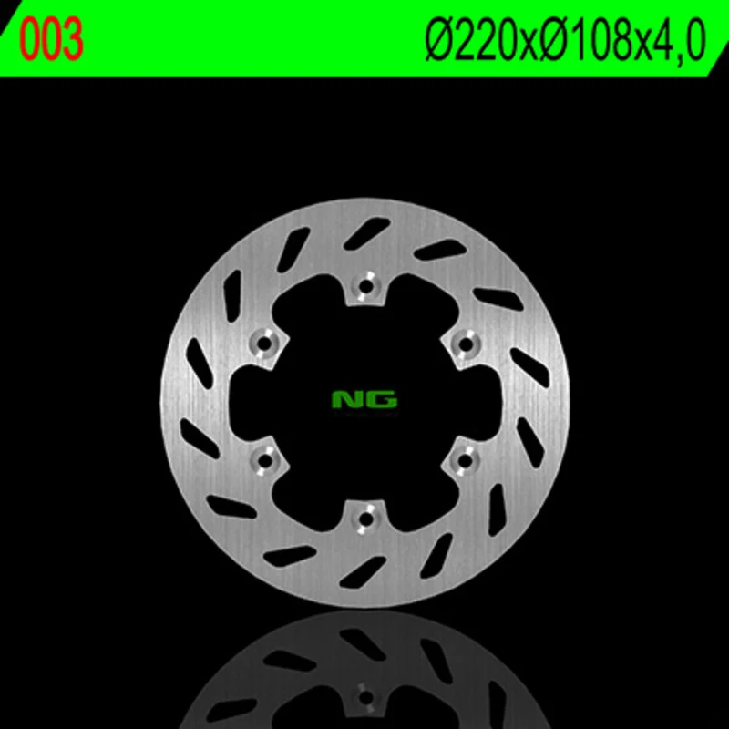 Disco de freno NG 003 Ø220 x Ø108 x 4 compatibel met alle aanhangers