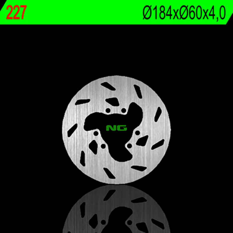 Disco de freno NG 227 Ø184 x Ø60 x 4