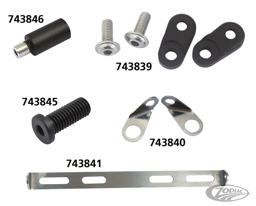 Atto universal C mounting plates ebbenhout Harley-Davidson