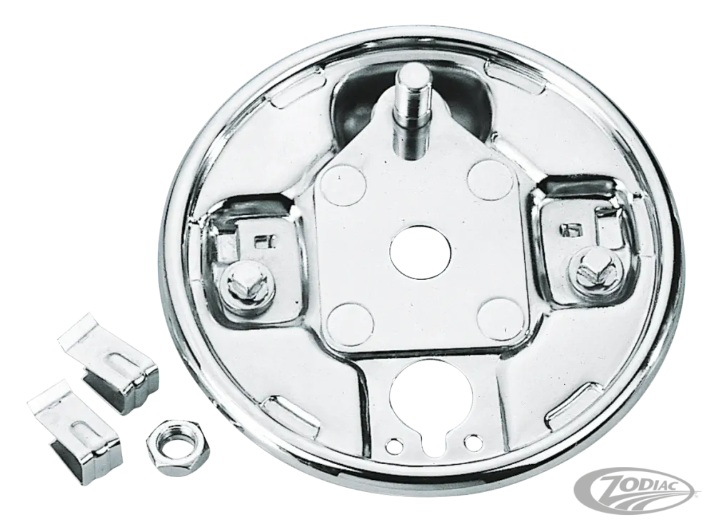 GZP Rear brake backing plate Chr. 1958-1 Harley-Davidson