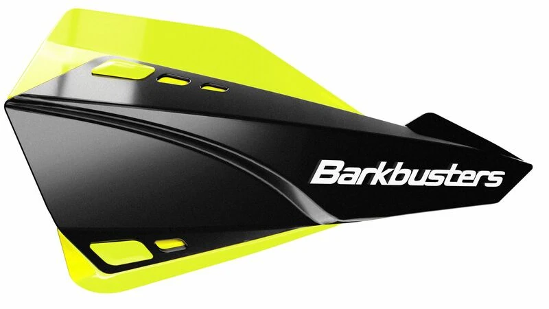 Kit paramanos Barkbusters SABRE Color negro / Color amarillo Hiviz Complete set voor vooras