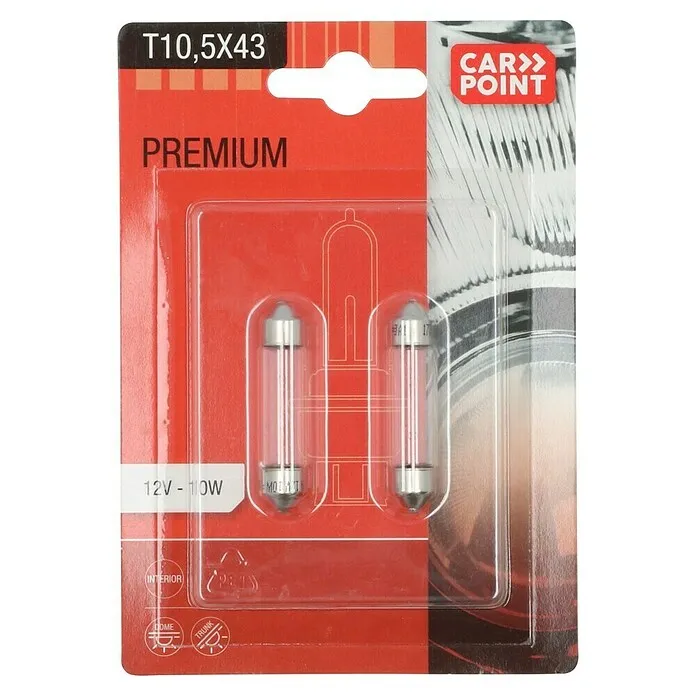Carpoint Rem- en achterlichtlampen Hoogwaardig - C10W