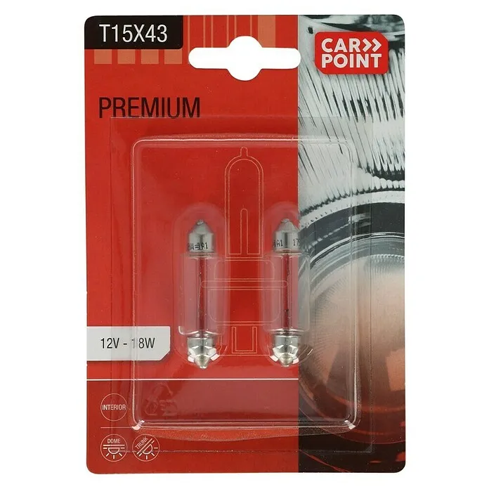 Carpoint Rem- en achterlichtlampen Uitstekend - Warm wit