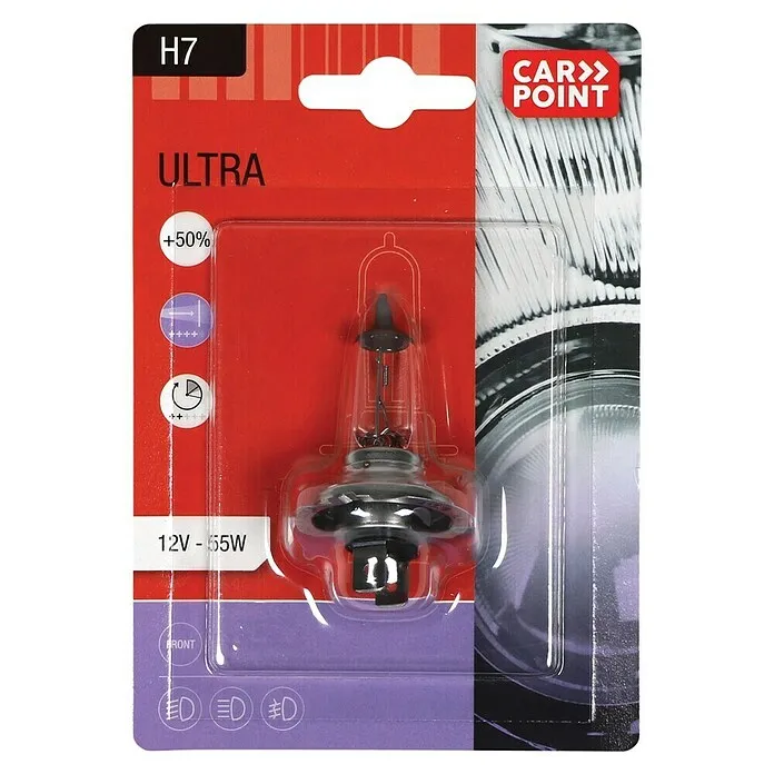 Carpoint Rem- en achterlichtlampen Ultrabright - H7 Plug & Play