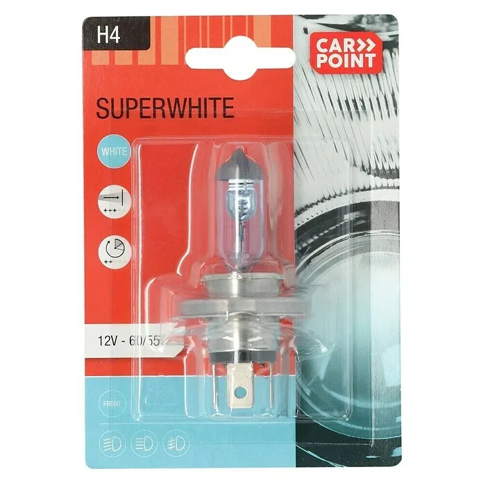 Mist Carpoint Rem- en achterlichtlampen Superwhite - H4