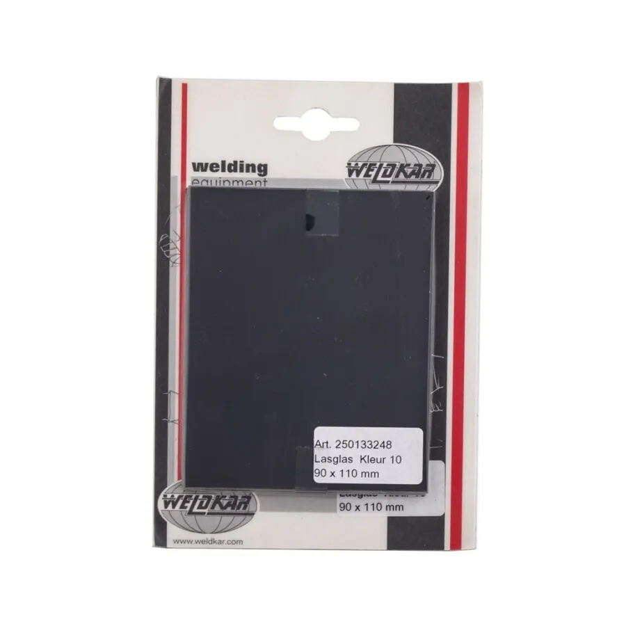 Weldkar lasglazen kleur-10 - 90 x 110 mm [2x] - 250133248