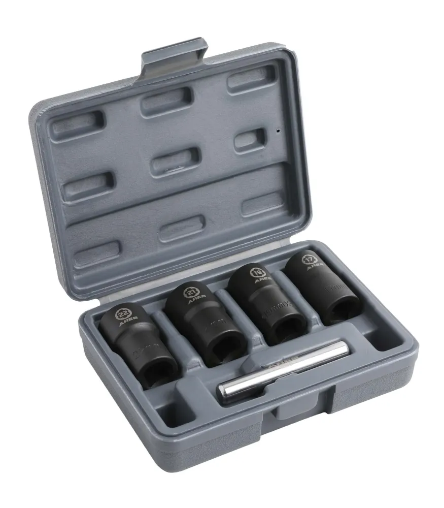 ARES 59013 - 5-Piece Twist Lug Nut Socket Set - 12V