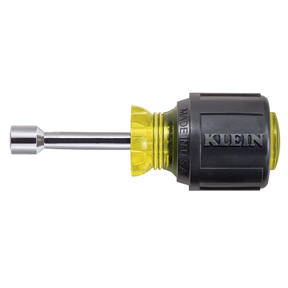 KLEIN TOOLS 5/16-Inch Magnetic Nut Driver, 1-1/2-Inch Shaft