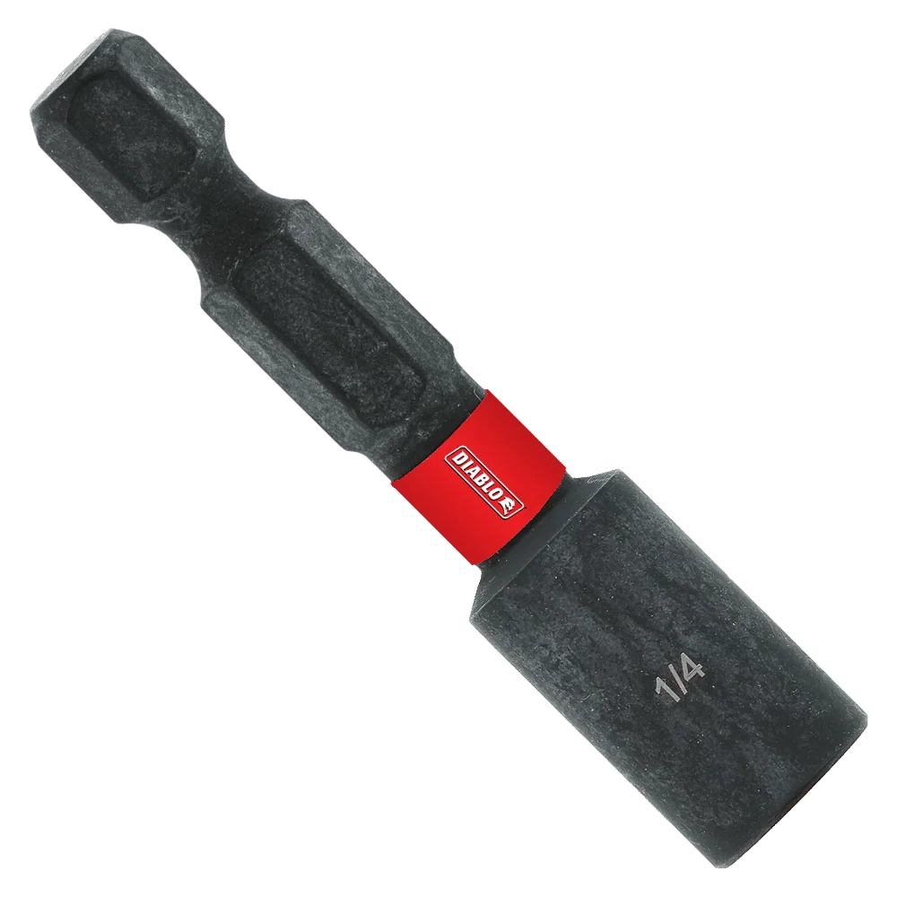 Premium Zwaar Belast DIABLO 1/4" X 1-7/8" Magnetic Nut Setter