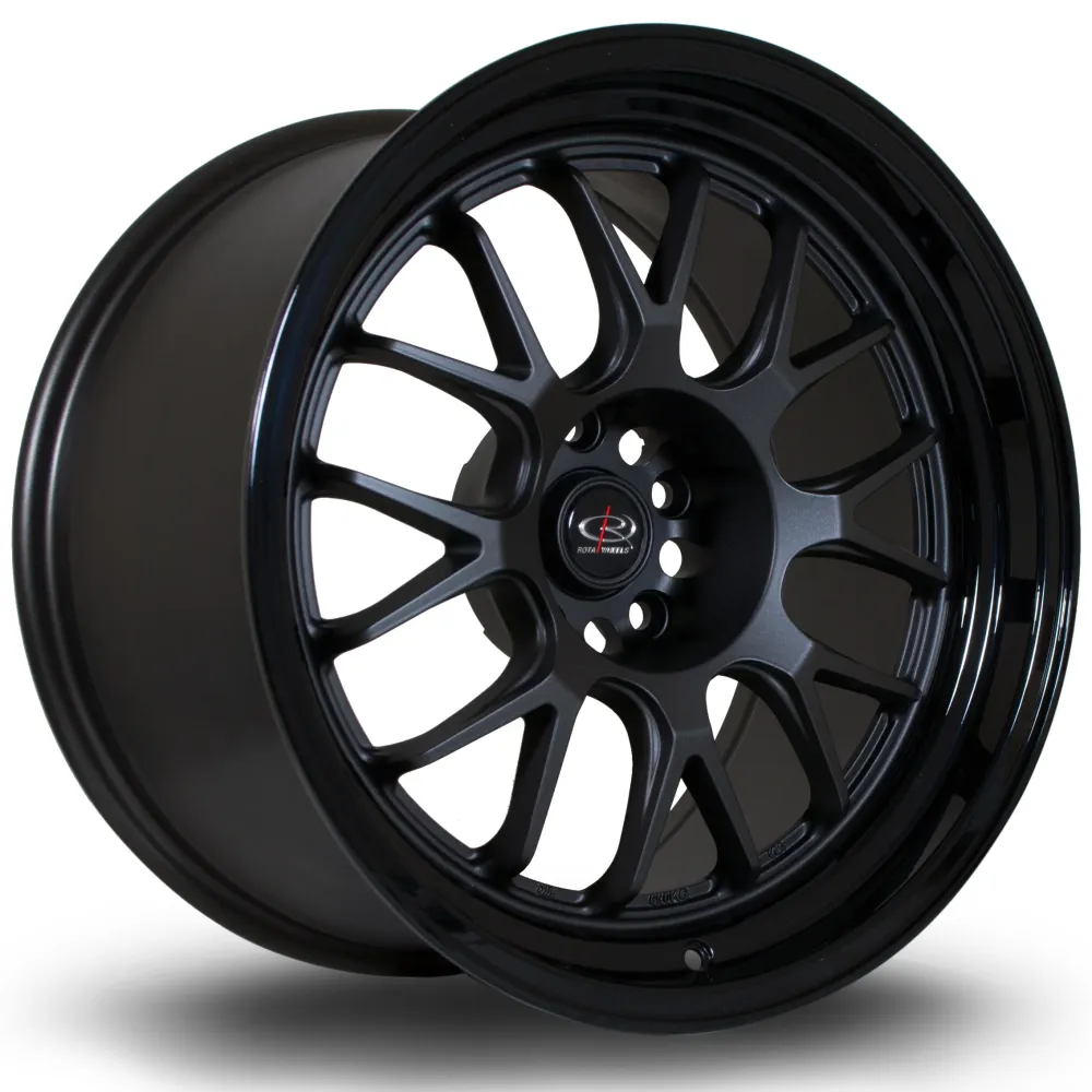 Rota MXR 18x10" 5x114.3 ET12, Gunmetal, Gloss Ravenzwart Lip