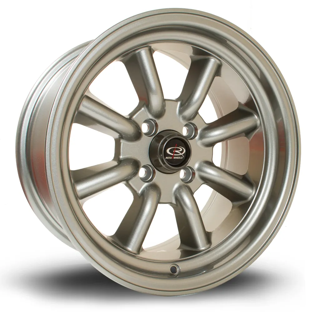 Rota RKR 15x8" 4x114.3 ET0, Platinagrijs