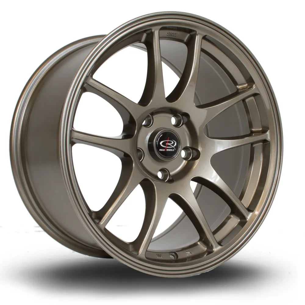Rota Torque 17x9.5" 5x114.3 ET12, Bronzen