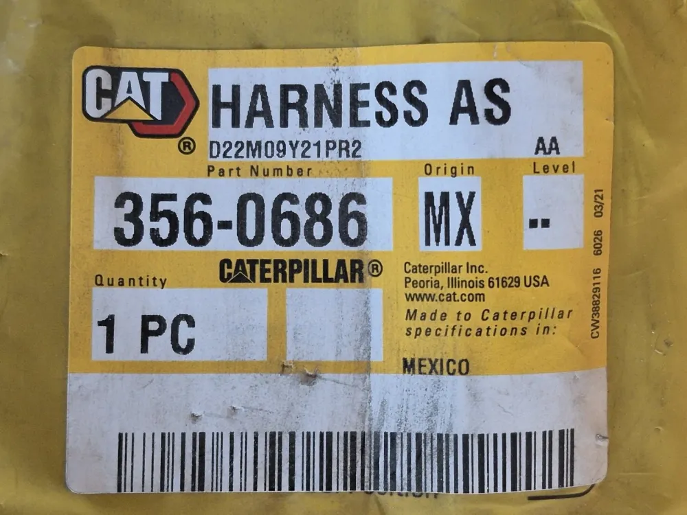 High Lift Hellend Sensor Control Harness 356-0686