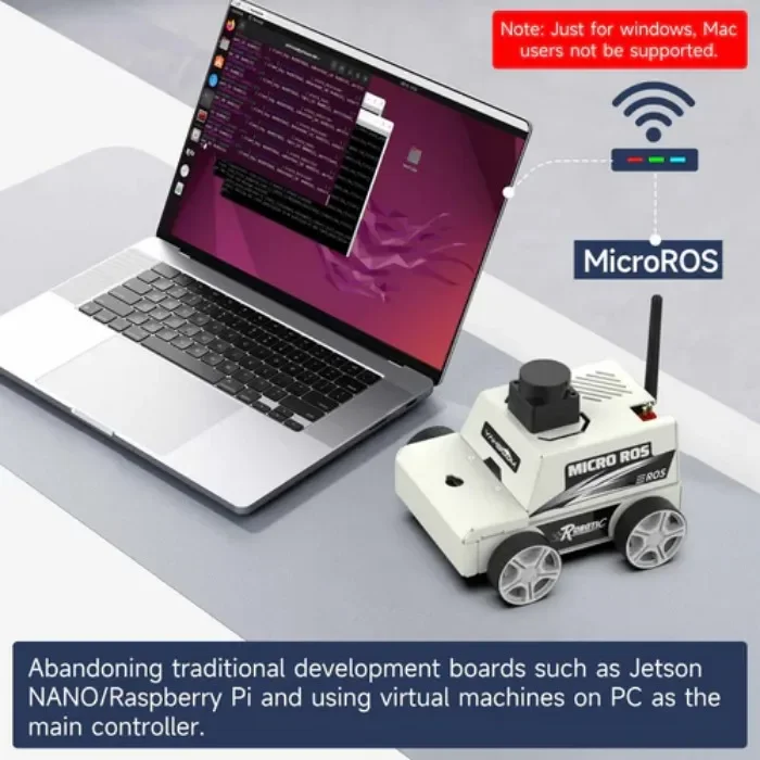 NOx sensor Yahboom ESP32 MicroROS Robot Car Virtual Machine (MAC Not Support)