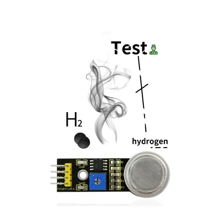 Sproeiersensor KeyeStudio MQ-8 Hydrogen Sensor Detection Module
