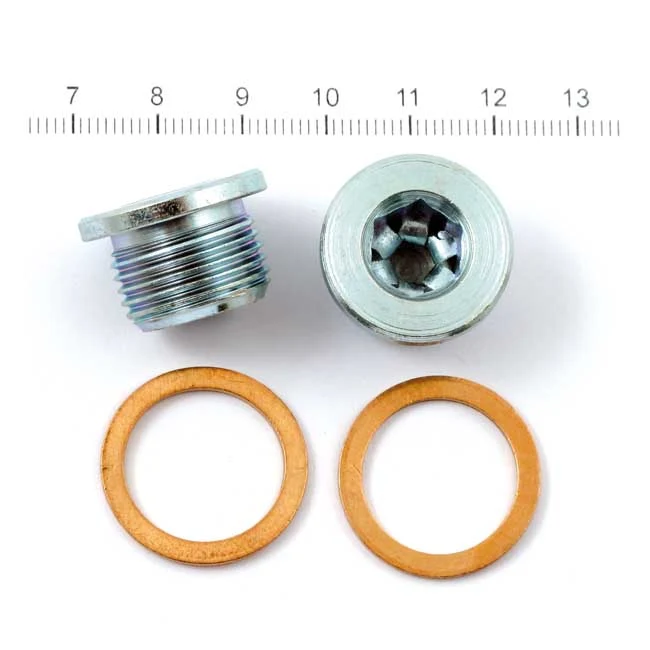 Vance & Hines, Juego De Enchufes Para Sensor De O2 De 18 Mm. Zink. Para Harley-Davidson