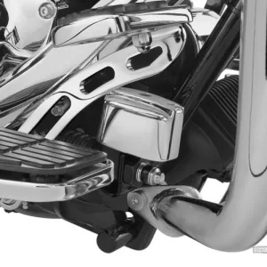 Rear Master Cylinder Cover Metaalglans Harley-Davidson met druppelstop