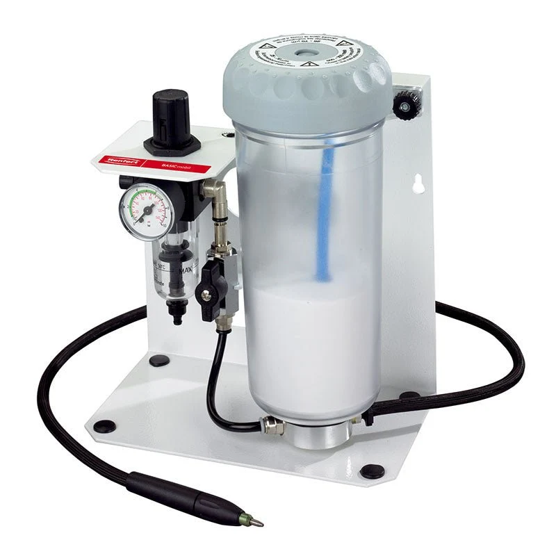 Basic Mobil silo external sandblasting contains - control at foot 70–250 µm