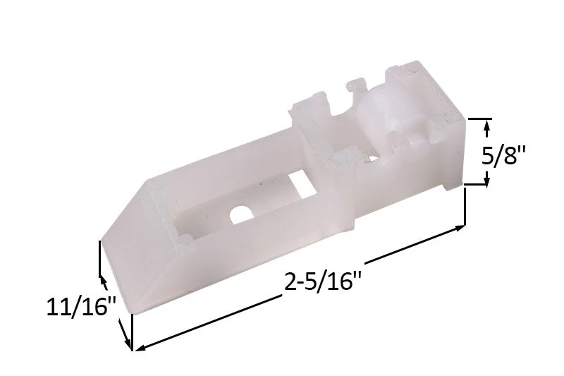Kleine Gebieden Window Sash Cam/Roller - 2-5/16" Length