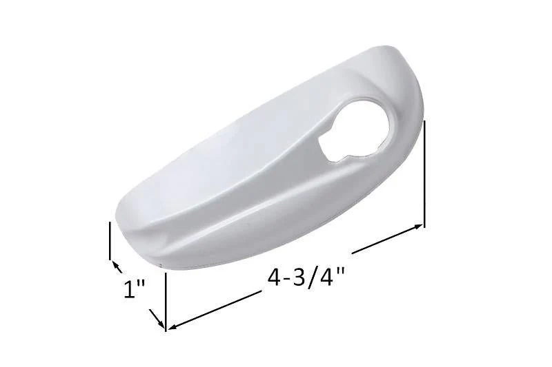 Roto Window Hardware White Kunststof Operator Cover - Left Hand
