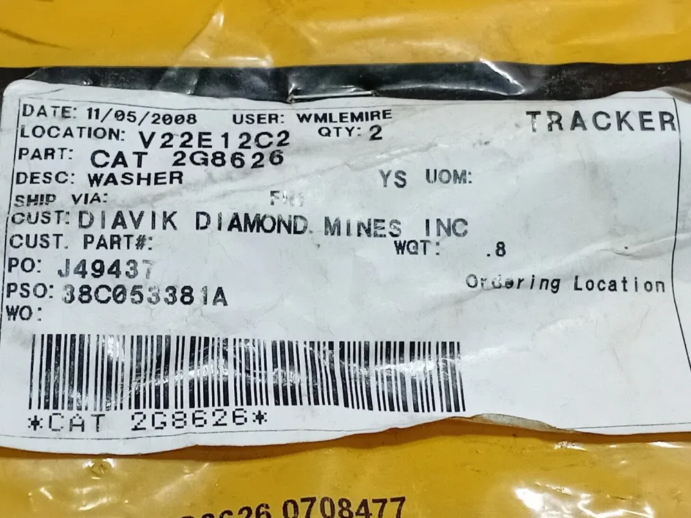 0.104" Thick Thrust Washer 2G-8626 (Pack 2)