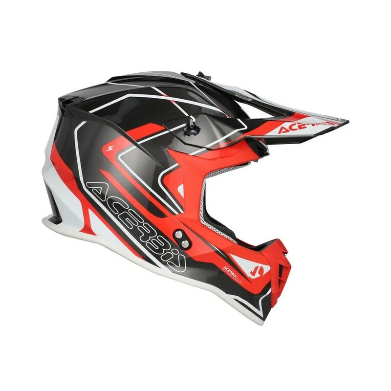 ACERBIS CASCO LINEAR 2206 GRIS ROJO voor eenvoudige installatie