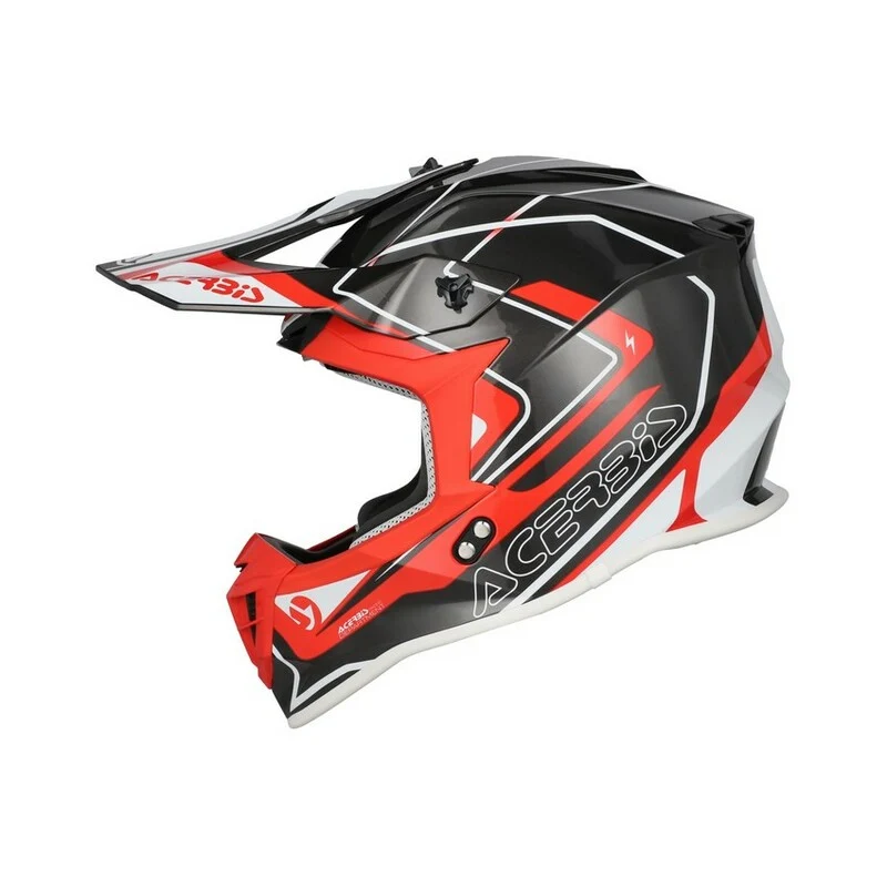 ACERBIS CASCO LINEAR 2206 GRIS ROJO voor eenvoudige installatie