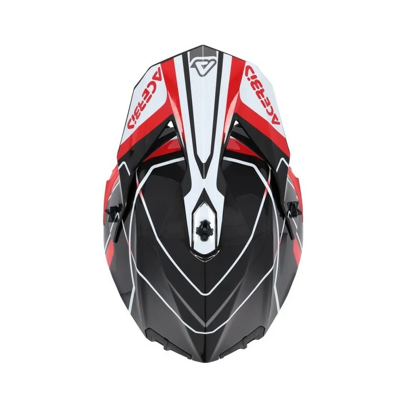 ACERBIS CASCO LINEAR 2206 GRIS ROJO voor eenvoudige installatie